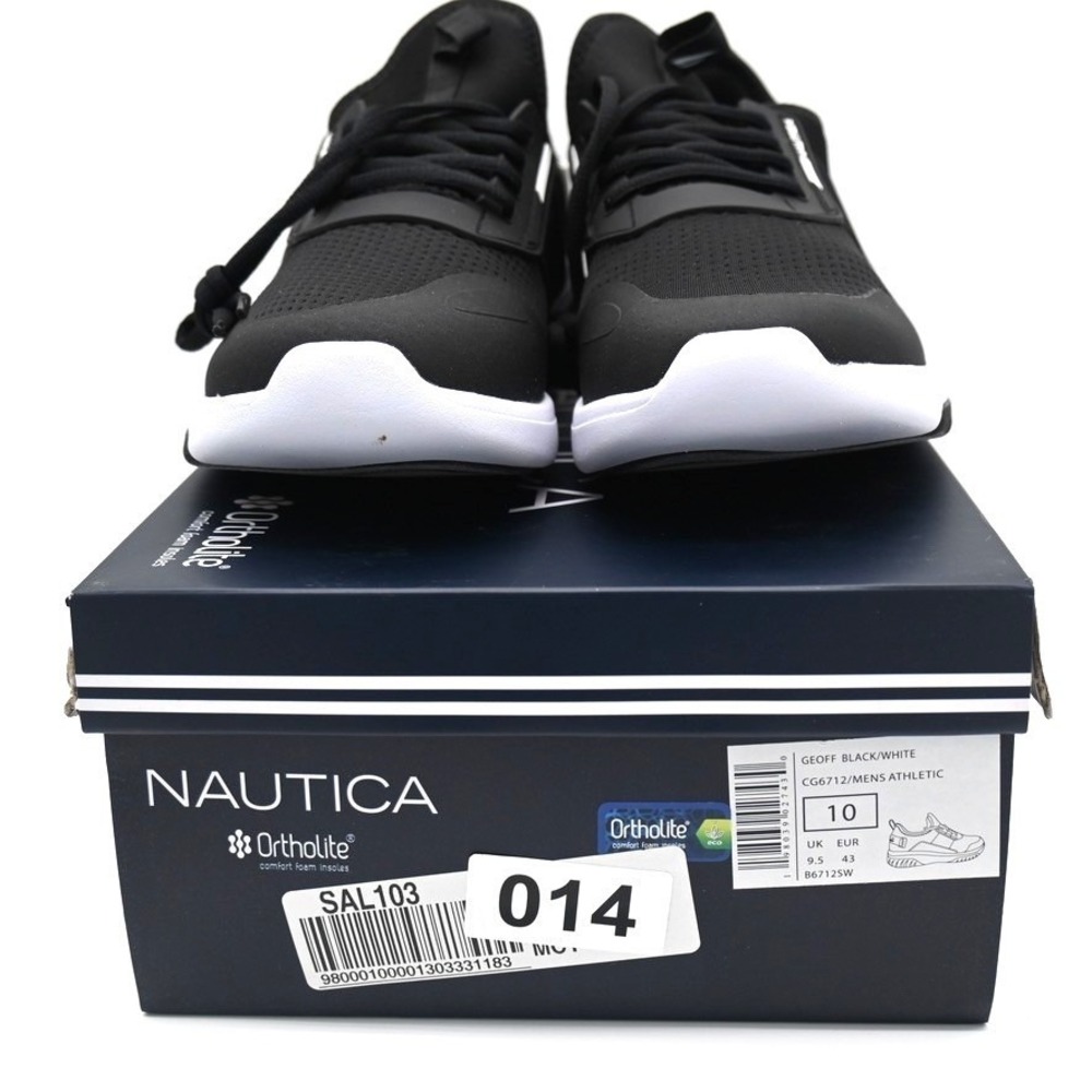 Nautica Athletic Men's Sneaker Black Color US 10 Lace- Up Fashion-Walking Shoe - Picture 4 of 9